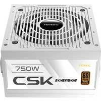 Antec CSK DC 750W White PSU 80+ Bronze ATX Non-Modular PCIe 5.1 Antec CSK DC 750W White PSU 80+ Bronze ATX Non-Modular PCIe 5.1